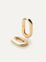 Mega U-Link Earring in Gold