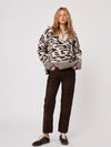 Stirling Quarter Zip Knit in Animal Kingdom