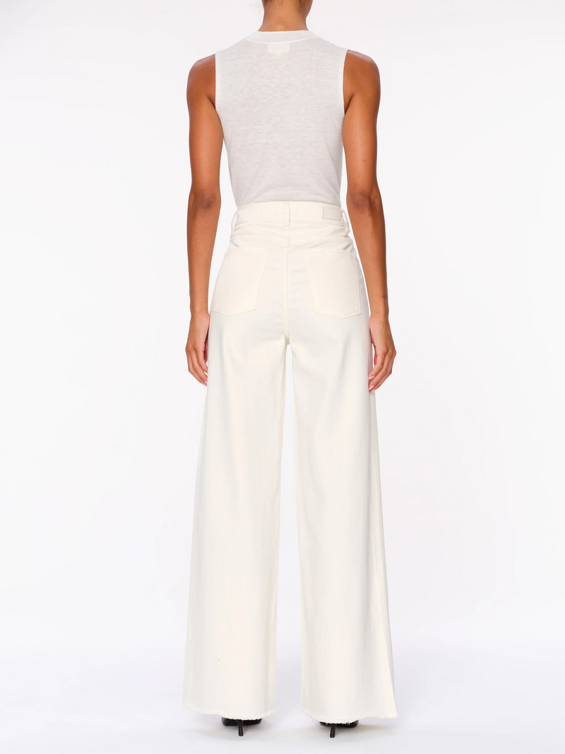 Hepburn Wide Leg in Eggshell