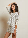 Tyler Pullover Stripe Sweatshirt