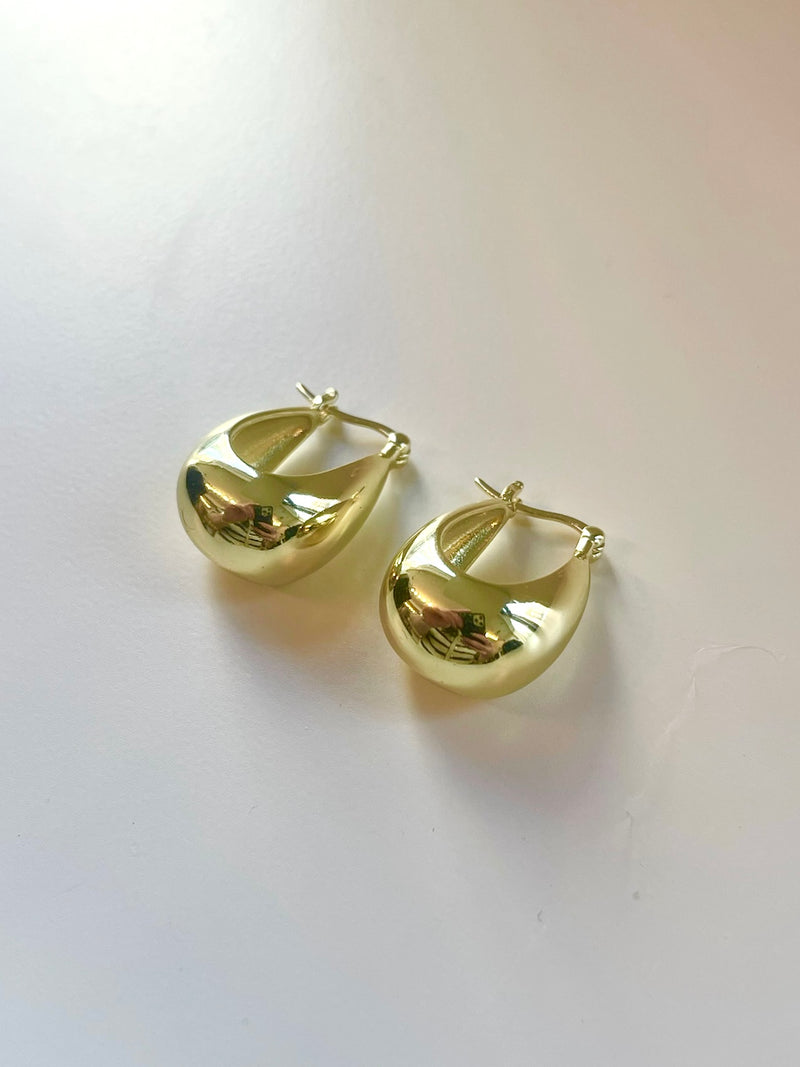 Cleo Hoops in 14K Gold Plated