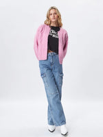 Kristian Open Cardigan in Bloom