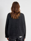 East Knit Jumper in Anthracite Chine