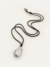 Egret Rope Necklace in Silver