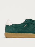 Rife Leather Sneakers in Forest Green