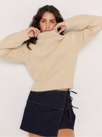 Raya Wrap Skort in Indigo