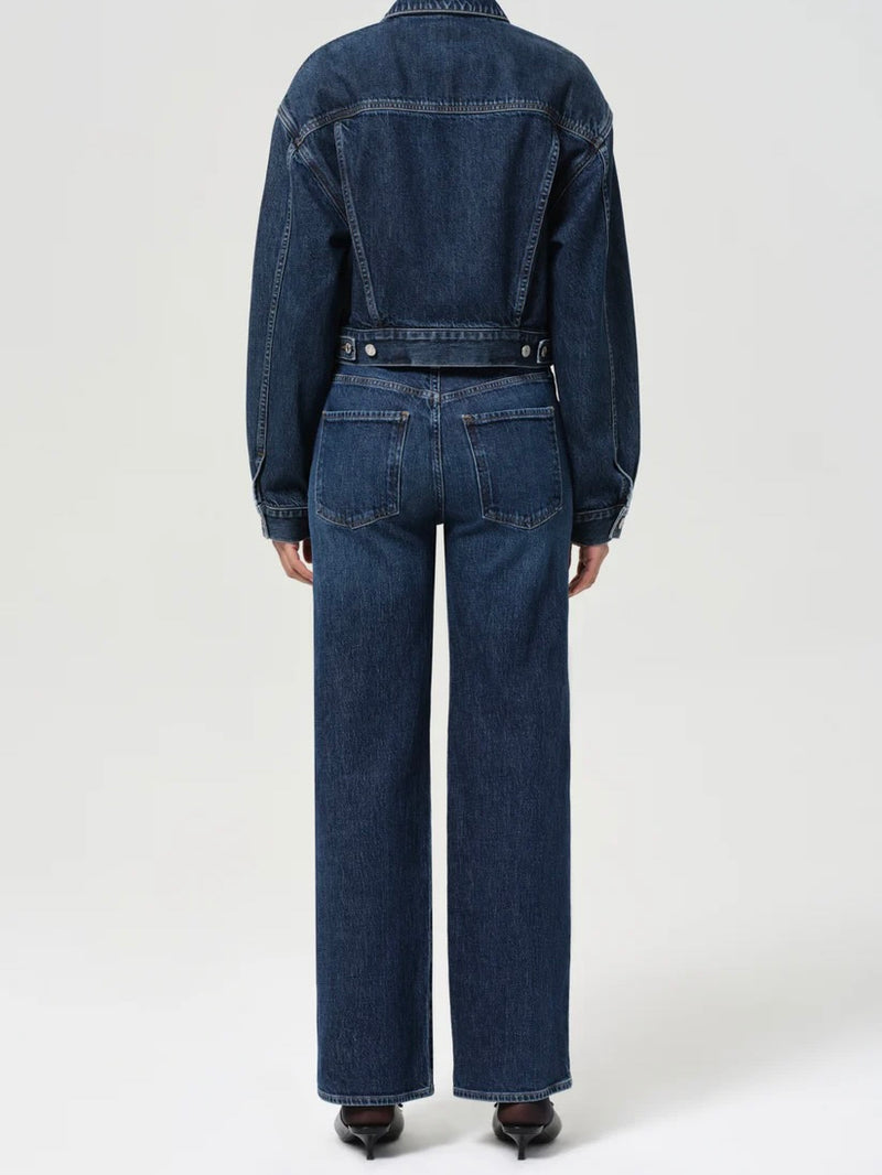 Harper Straight Jean in Echo (Stretch)