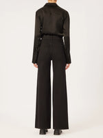 Hepburn Wide Leg in Jet Black