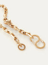 Art Heart Chain Necklace in Gold