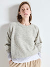 Vitow Knit Jumper in Gris Clair Chine