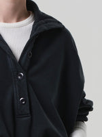 Mirelle Funnel Neck Sweater in Charcoal