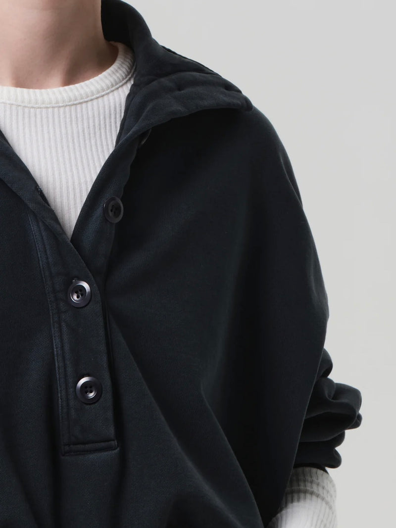 Mirelle Funnel Neck Sweater in Charcoal