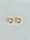 Essie Classic Medium Hoops in 18K Gold Plated