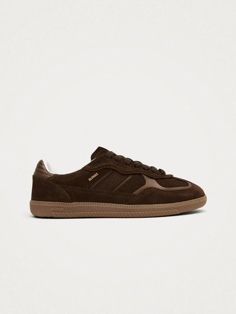 Rife Leather Sneakers in Brown