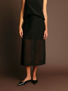 Hugh Sheer Midi Skirt