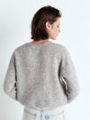 Vitow Knit Cardigan in Gris Clair Chine
