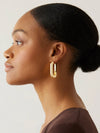 Mega U-Link Earring in Gold