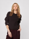 Julien Cable Knit Sweater in Coffee