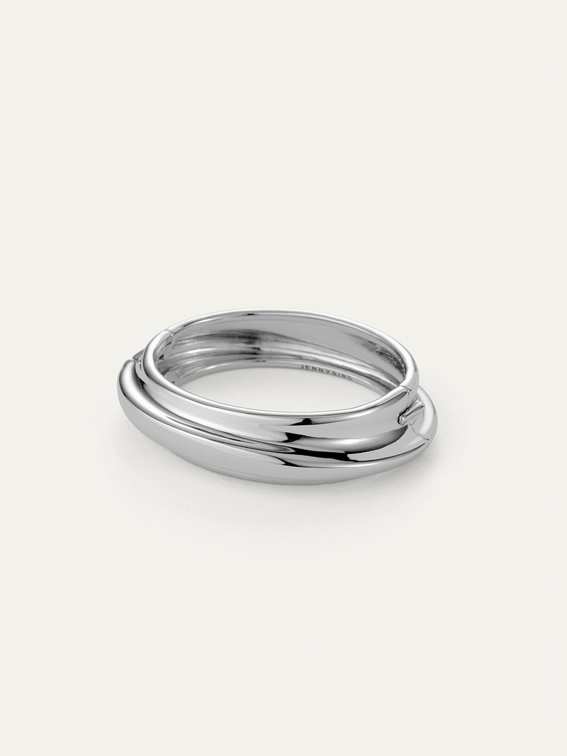 Lennon Bangle in Silver