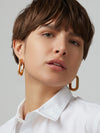 Mega U-Link Earring in Gold