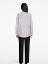 AM To PM Boyfriend Shirt in Eclipse Stripe