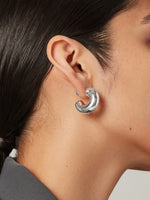 Tome Large Hoops in Silver