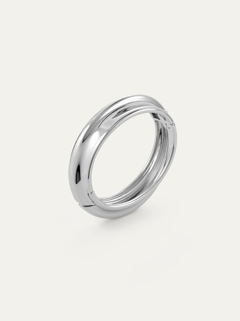 Lennon Bangle in Silver