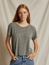 Harley Boxy Crew in Heather Grey