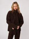 Zaire Cable Knit Scarf Coatigan