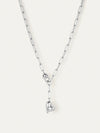 Puffy Heart Necklace in High Polish SIlver