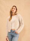 Frederic Fuzzy Open Cardi