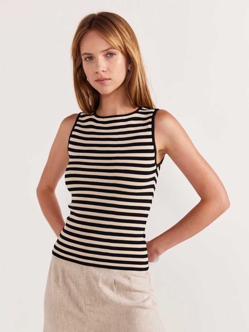 Mia Stripe Knit Tank