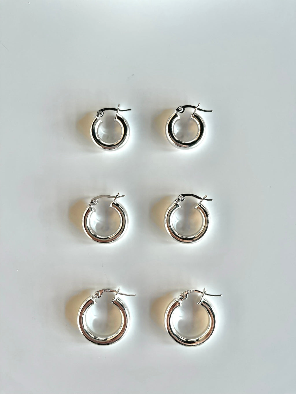 Essie Classic Large Hoops in Sterling Silver