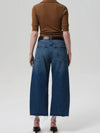 Ayla Raw Hem Crop in Chaya