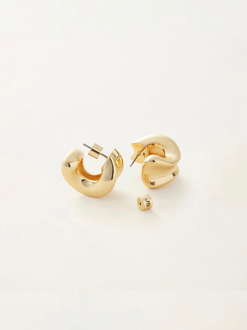 Chunky Doune Earrings in Gold