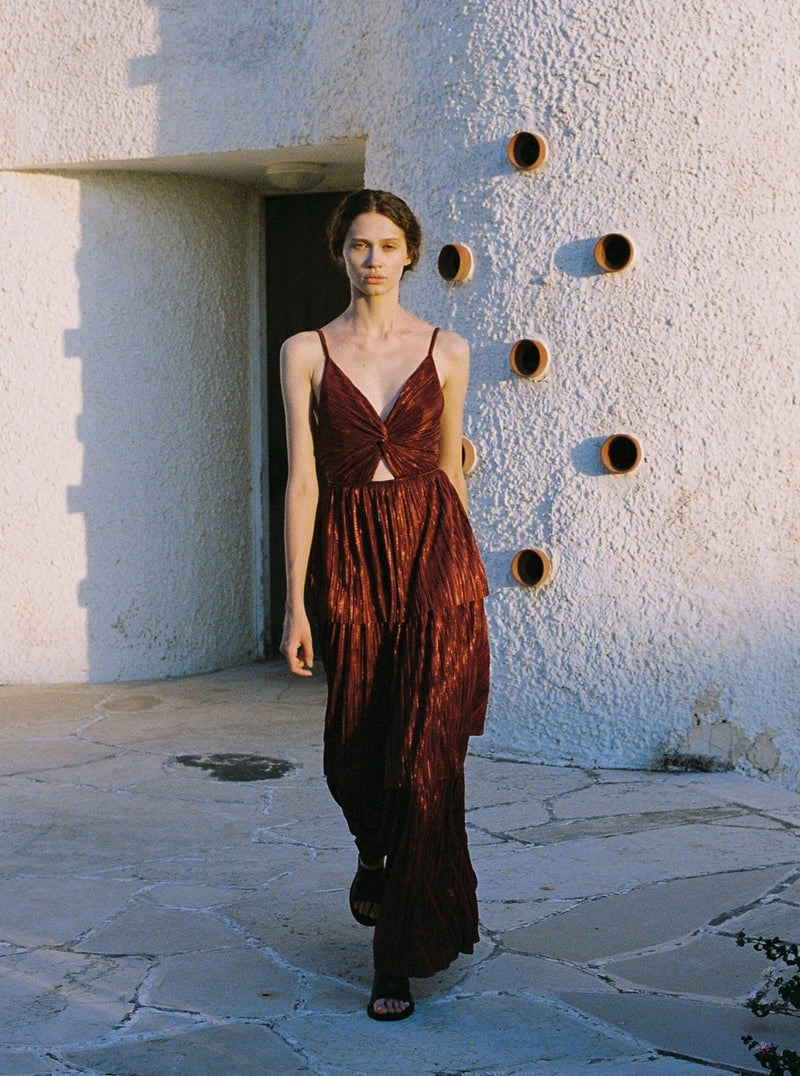 Doris Dress in Ruby Wine – Shades of Grey Boutique