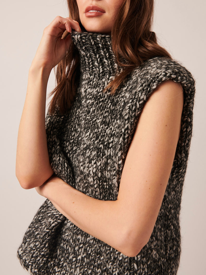 Reign Sleeveless Turtleneck