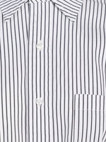 AM To PM Boyfriend Shirt in Eclipse Stripe