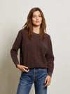 Ziggy Inside Out Sweatshirt in Cocoa Powder