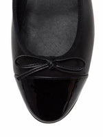 Arabesque Cap Toe Ballet Flat in Black