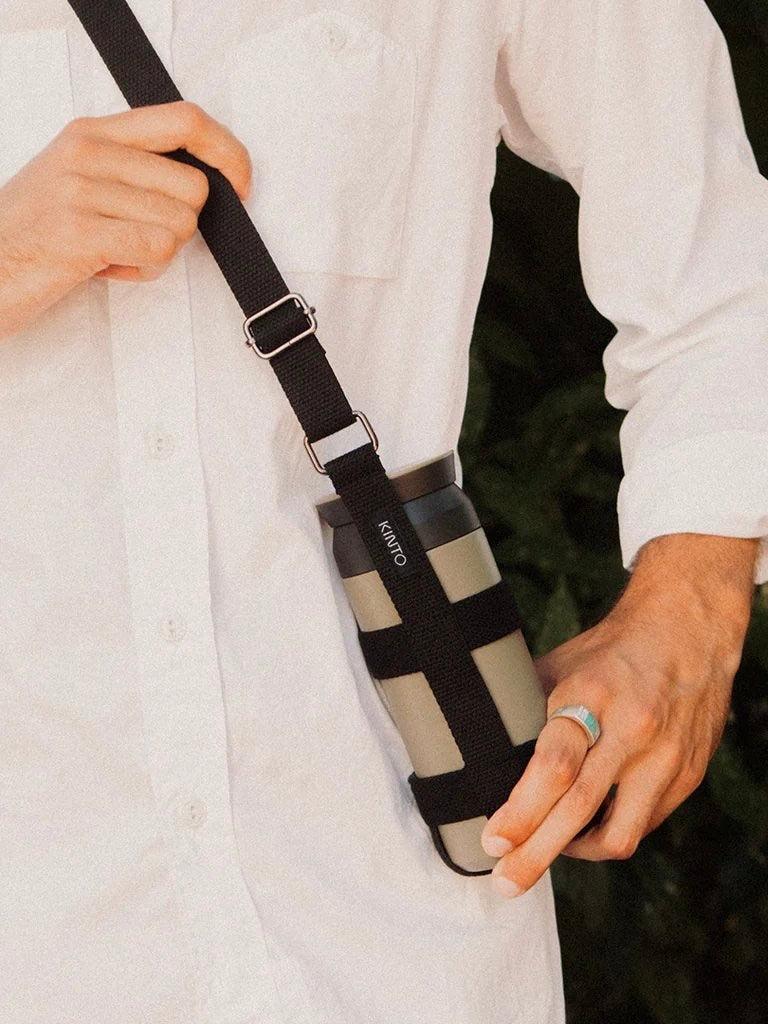 Medium Tumbler Strap in Black