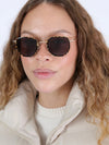 Hunter Ace Sunglasses in Flame/Gold w/ Grey Lenses