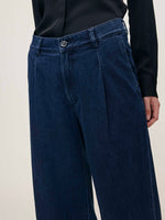 Isabel Wide Leg in Rain Storm