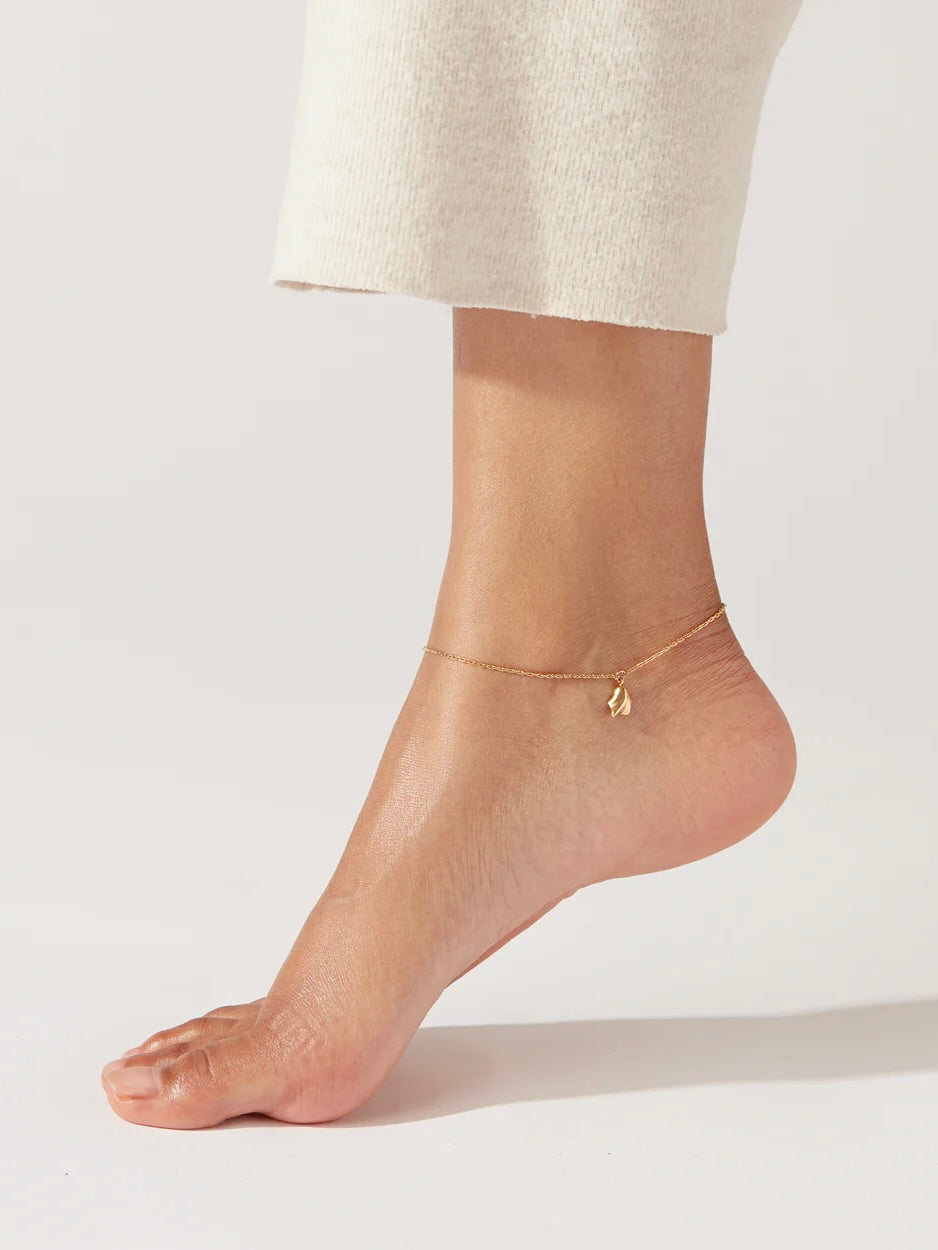 Zoe Anklet in Gold
