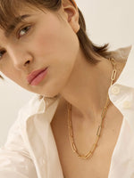 Andi Slim Necklace in Gold