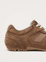 Suede Sneakers in Brown