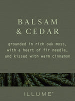 Balsam & Cedar Large Boxed Crackle Glass Candle