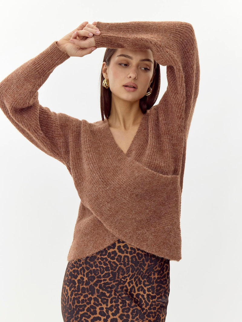 Charliette Sweater in Rust