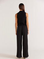 Realm Wide Leg Pant in Black