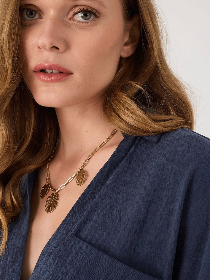 Tie Shirt in Azul